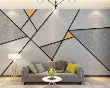 beibehang Prispôsobené moderný minimalistický obývacia izba nordic geometrická výzdoba, spálne, gauč tapety na stenu papiere domova