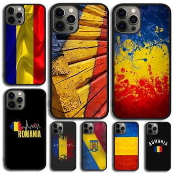 Rumunsko Vlajka Telefón puzdro Pre iPhone 15 14 13 12 Mini 11 Pro Max SE 2020 6 7 8 Plus X XS Max XR Kryt Plášťa coque