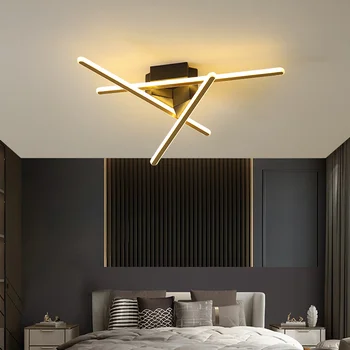 Lustre Svetlá LED Nordic Luxusné Zlaté Lampy Moderning Pre Obývacej Izby, Spálne, Krytý Tvorivé Luminaria Zariadenia Deco
