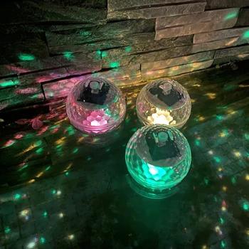 Vonkajšie Slnečné Loptu Svetlá LED Rybník Plávajúce Ľahké Nepremokavé Dekor Lampy, Záhradné Fontány bazénovej Vody Dekorácie