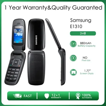 Pôvodné Odomknutý Samsung E1310 GSM900/1800 Nižšie 512 MB Mini-SIM 1.77