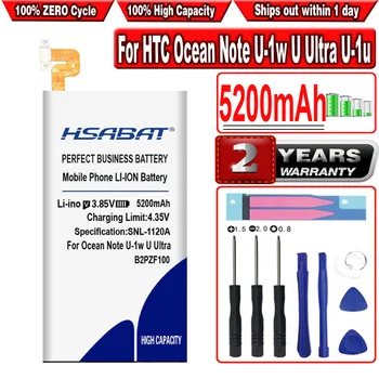 HSABAT 5200mAh B2PZF100 High Capacity Batérie Pre HTC Tichom Poznámka: U-1w U Ultra U-1u