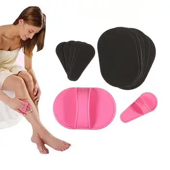 10pcs/súbor Prírodných Tvár Nohu Ochlpenia Epilátor Peeling Pad pre Ženy Beauty Nástroje Hladké Nohy Starostlivosť o Pleť, Vlasy Odstránenie Pad