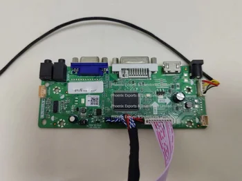 VGA DVI Kontroly Karty pre B156XW02 V. 3 s LVDS káble Ovládač Rada Test Kit B156XW02 V3