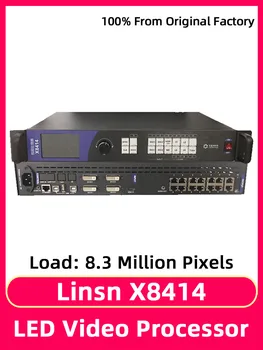 Linsn X8414 Video Procesor Radič Podporu 4*DVI vstup Pre Vnútorné Full Farebné LED Displej Modul Etapy Prenájom LED obrazoviek