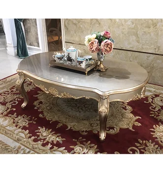 Európsky Štýl Oválne, veľké čaj stôl luxusné šampanské veľké čaj stôl masívneho dreva vyrezávané kvet dlho čaj tabuľka obývacia izba furnitu
