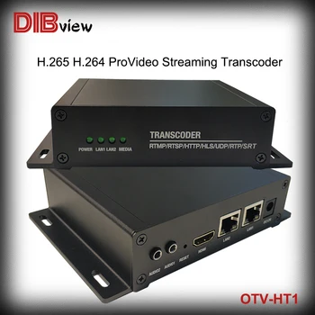 OTV-HT1 Facebook Digitálne H. 265 H. 264 ProVideo Streaming IPTV IP NA IP Transcoder S HLS RTMP RTSP HTTP UDP jednosmerového vysielania/Rozosielania