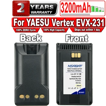 HSABAT 3200mAh NB-V134Li V133Li Batérie pre YAESU Vertex EVX-231 EVX-261 EVX-530 obojsmerná Rádiová