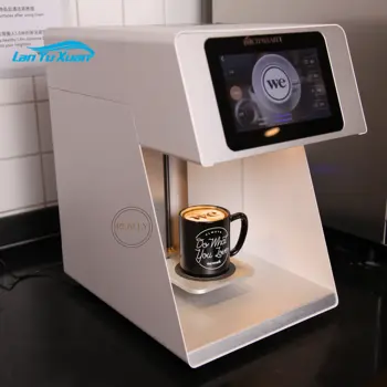 2022 3D Automatické Selfie Káva Umenie Tlačiareň pre Koláče Tlač Loga Jedlé Stroj na Predaj