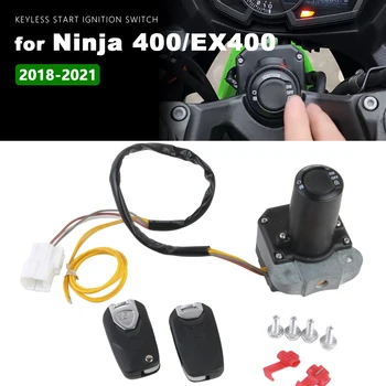 Motocykel Spínač Zapaľovania Keyless Štart Riadenia Zámok Ninja 400 2020 Doplnky na Kawasaki Ninja400 EX400 2018-2021 2019