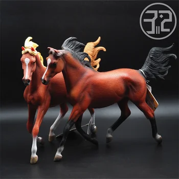 1/12 Zmenšený Model Arabský Kôň Obrázok Simulácie Zvieracích Kôň Miniatúrne Zber Ploche Dekorácie
