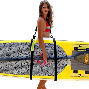 Pádlo Doska Dopravcu Paddleboard Dopravcu Nastaviteľné Surf Účtovná Pás Non-Slip Paddleboard Ramenný Popruh S Vystužené