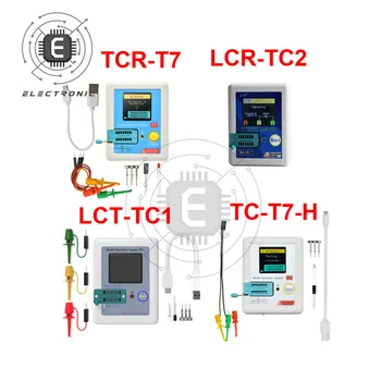 TC-T7-H TCR-T7 LCR-TC1/TC2 Tranzistor Tester Multimeter Farebný Displej Pre Dióda Triode MOS/PNP/NPN Rezistor, Kondenzátor