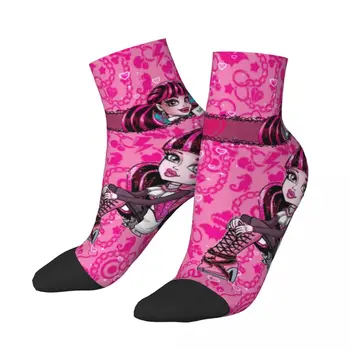 Sedieť Monster High Bábiky Unisex Zimné Ponožky Outdoor Šťastný Ponožky street štýl Crazy Ponožka