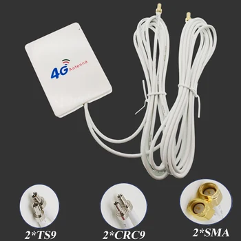 LTE Router Externé Antény, 3G, 4G TS9 CRC9 SMA Konektor 4G LTE Anténa S 2 M Káblom Pre Huawei ZTE 3G, 4G LTE Router, Modem