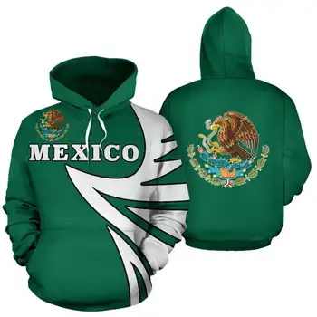 2023 Mužov s Kapucňou, Mexiko Vlajky Logo Tlače Top s Kapucňou Pulóver pánske Oblečenie Street Fashion Sweatshi