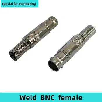 10PCS Zváranie BNC samica monitorovanie video kábel Q9 samica konektor bnc samec a samica zadok spoločný signál koaxiálny spoločné