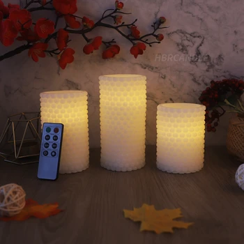 Diaľkové Ovládanie LED Sviečka Blikanie Elektrické Sviečky na batériový Sviečky, Svadobné, Vianočné Party Domáce Dekorácie