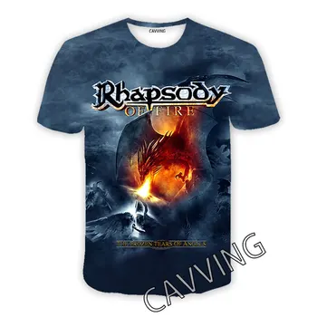 Nové Módne Žien/Mužov 3D Tlač Rhapsody Rock Bežné T-shirts Hip Hop Tričká Harajuku Štýly Topy Oblečenie T01