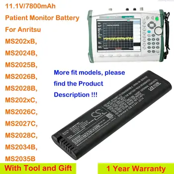 GreenBattey 7800mAh Pacienta Monitor batérie pre Anritsu MS2024B,MS2025B,MS2026B,MS2028B,MS2026C,MS2027C,MS2028C,MS2034B,MS2035B