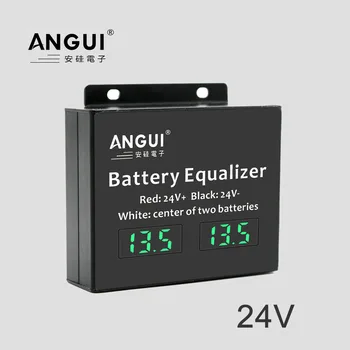 ANGUI KBA052S Batérie, Equalizer LED Displej 2 X 12V Olovených, Gel Batérie Série Balancer 2S Aktívne NCM 24V 25.6 V 29.6 V