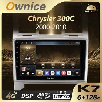 Ownice 2DIN Android 10 Auto Multimediálne Video Prehrávač Pre Chrysler Aspen 300C 2004 2005 2006 2007 2008 4G+Wifi, GPS, Rádio Fotoaparát 360