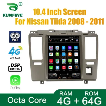 Plazmové Obrazovky Octa Core, 4GB RAM 64GM ROM Android 10.0 Auto DVD GPS Hráč Ústrojenstva Auto Stereo Pre Nissan Tiida 2008-2011 MT/AT
