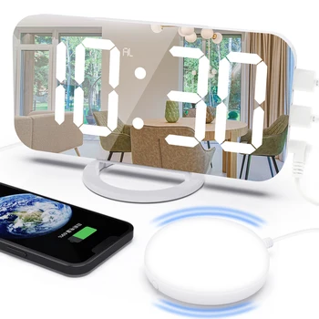 Nové LED Digitálne budíky Pre Spálne Posteli S Spánok Digitálne Hodiny Pre Ťažké Podvaly Dual Hodiny Obývacej Miestnosti Dekorácie