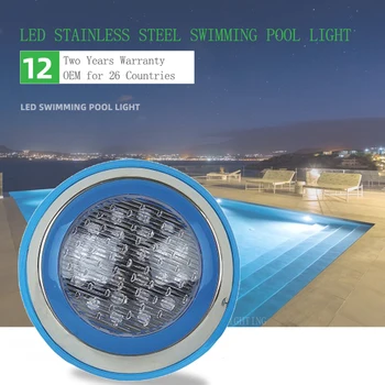 IP68 300MM LED Podvodné Ponorné Bazén Svetlo 18W 24W 36W RGB Vonkajšie Dekoratívne AC 12V