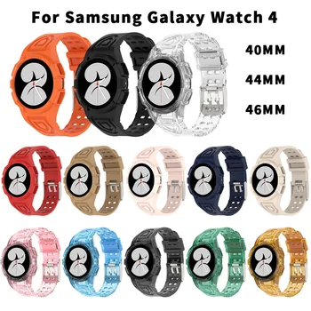 Pre Samsung Sledovať 4 / Watch 4 Classic 40 MM 42MM 44 MM 46 MM Smart Hodinky Popruh, Mäkké Tpu Náramok pre Galaxy Sledovať 4 Watchband