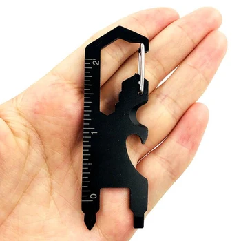 Užitočné Kompaktné Multifunkčné Keychain Odolné Silná Konštrukcia Z Nehrdzavejúcej Ocele Mini Nôž Karabína Rezného Nástroja