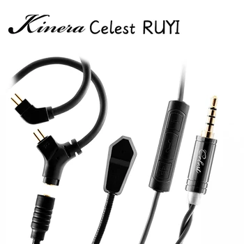 Kinera Celest RUYI Slúchadlá Kábel 0.78 2Pin Mikrofón Profesionálny Kábel Boom Mikrofón Audio Herné Esports Headset živé prenosy