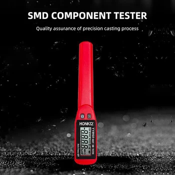 SMD Tester Inteligentné Dióda Kontinuity Rezistor, Kondenzátor Test 3000 Počíta Auto v Rozmedzí Odpor Kapacita Napätie Meter