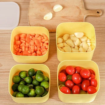 1PCS Prenosné Chladničky Ovocia, Zeleniny, Čerstvé-vedenie Transparentných Organizátor Prípade Syr Kontajner Maslo Syr Úložný Box