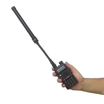 Pôvodné Gooseneck High Gain Trubice Skladacia CS Taktické anténa pre Baofeng uv-5r uv 82 yaesu príslušenstvo walkie talkie