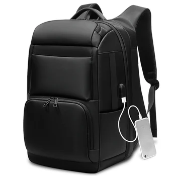 Muži Cestovný Batoh, Veľká Kapacita Mladý Muž Mochila Späť Anti-zlodej Taška cez USB 17.3 Notebook Batoh Nepremokavé tašky