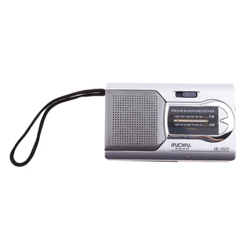 BC-R22 Mini Pocket AM, FM Rádio Tenký Prenosný Rádio Prijímač, Stereo Reproduktory, Hudobný Prehrávač s Teleskopická Anténa