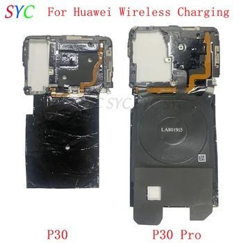 NFC Anténa Chip Module Flex Kábel Pre Huawei P30 Pro Bezdrôtové Nabíjanie Senzor Náhradné Diely
