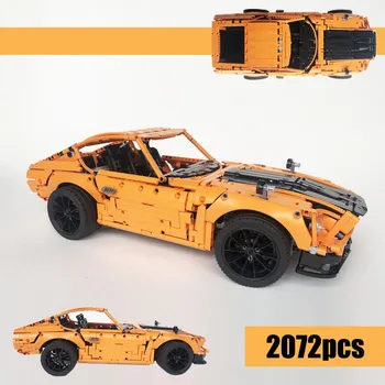 Nová MOC-26511 1971 Nissan 240Z Fairlady - GT3 RS rýchlosť modelu auta stavebné súpravy bloky tehly hračky darček k narodeninám