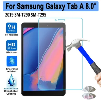 1/2/3 KS Tvrdené Sklo Fólia pre Samsung Galaxy Tab 8.0 2019 T290 T295 T297 SM-T290 Tablet Obrazovke Ochranné Sklo Film Kryt