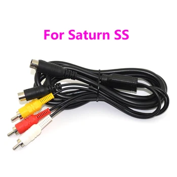 1.8 m S-Terminál SAV Kábel Pre SEGA Pre Saturn SS HDTV S-Video Súlade S Terminál, AV Kábel, 3RCA S-Audio Video Kábel