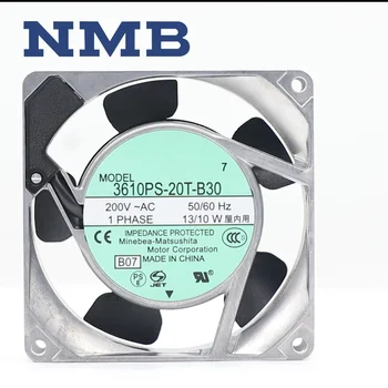 NMB-MAT 3610PS-20T-B30 90*90*25 9 cm AC200V 13W ložiskové Skrine chladiaci ventilátor