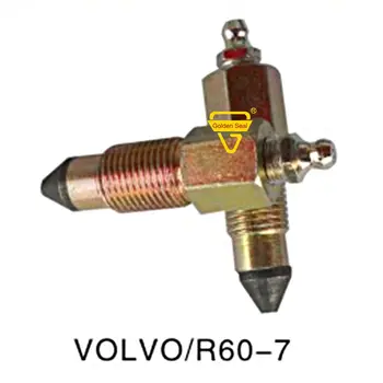 Bager diely montáž sledovať nastavovač mazivo ventil mazacia hlavica pre VOLVO bager R60-7 Mazivo Ventil Nastavovač Montáž