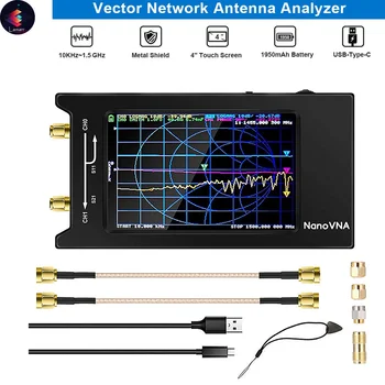Nanovna-F Vektor V2 Analyzátora Siete 50Khz-3Ghz Anténny Analyzátor HF a VHF UHF VNA 4.3 Palcový S 5000Mah