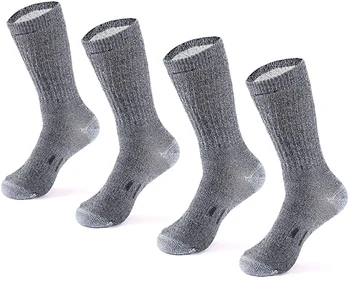 Muži Merino Vlnené Ponožky Turistika Posádky Vankúš Winter Boot Tepelnej Ponožky 70% Vlna Zahustiť Teplá Vonkajšie Športové Ponožky Vlhkosti Wicking