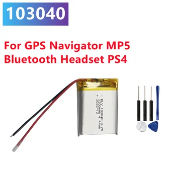 103040 3,7 V 1200mAh Polymer Lithium Nabíjateľná Batéria pre GPS navigátor MP5 Bluetooth Headset PS4 3,7 V 103040 batérie