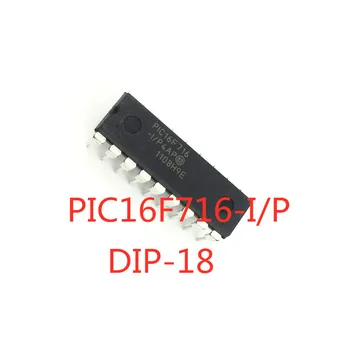 5 KS/VEĽA 100% Kvalita PIC16F716-I/P PIC16F716 DIP-18 8-bit flash microcontroller čip, Na Sklade Nové Originálne