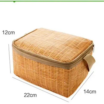 0 Poštovné Prenosné Izolované Tepelnej Chladnejšie Lunch Box Vykonávať Tote Piknik Prípade Skladovanie Taška