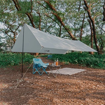 Ultra-light Camping Tarp Skladacia Prenosné Markíza Slnko Útulku 20D 400T Nylon Nepremokavé Piknik Backpacking Zariadenia