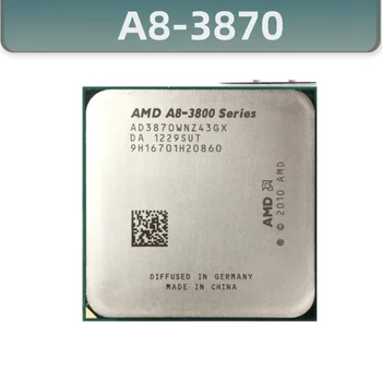 A8 Série A8-3870 3GHz 100W Quad-Core CPU Procesor AD3870WNZ43GX A8 3870K Socket FM1